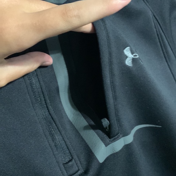 Under armor Half zip Jacket Coldgear large - Picture 3 of 9
